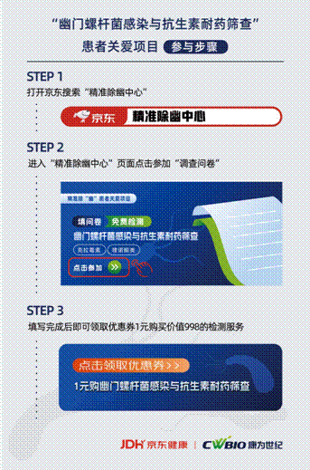 yabo.com：解决幽门螺杆菌耐药痛点 京东健康与康为世纪共建“精准除幽中心”(图2)