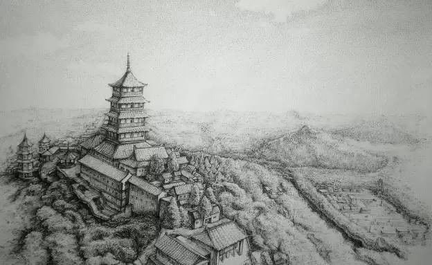 说的三塔是城内的光孝塔,城东的文峰塔和狼山的支云塔.